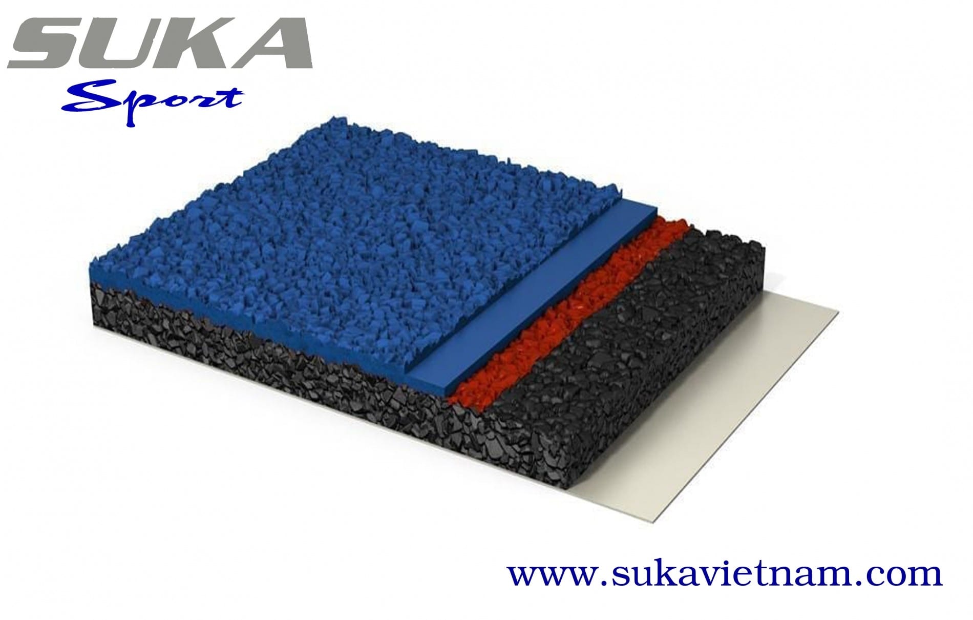 Hạt cao su cho sân chạy điền kinh