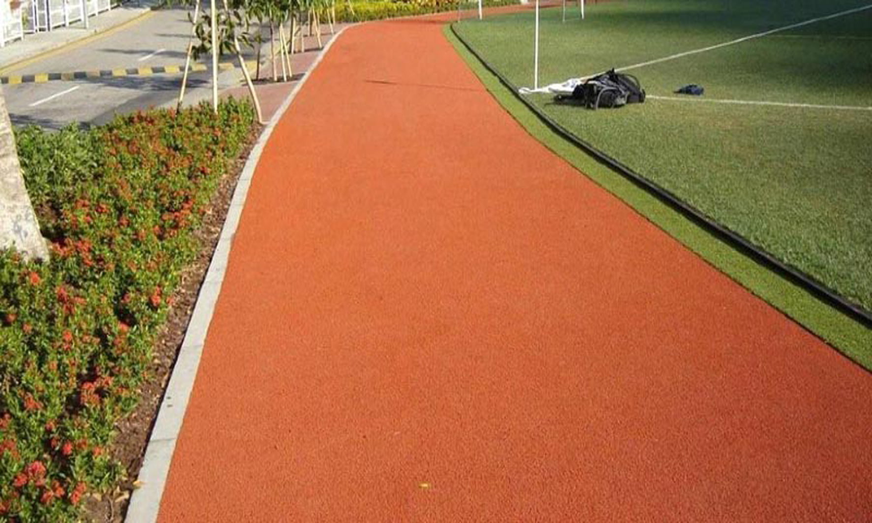 Sàn cao su ngoài trời cho đường đi bộ