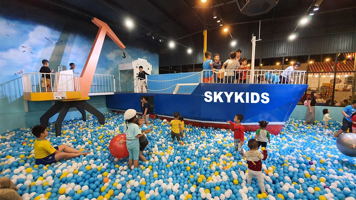 Khu vui chơi trẻ em trong nhà là điểm đến lý tưởng cho mọi gia đình