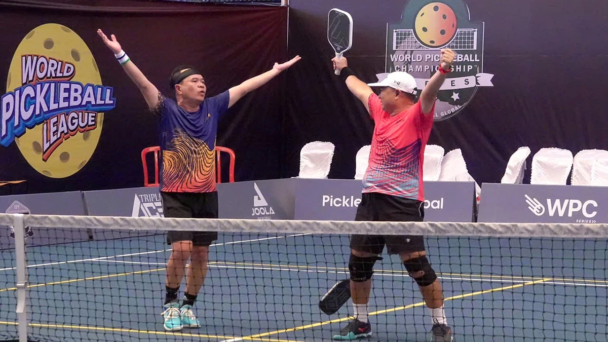 2 tay vợt Việt Nam vô địch Giải đấu World Pickleball championship cho lứa tuổi trên 35 năm 2024