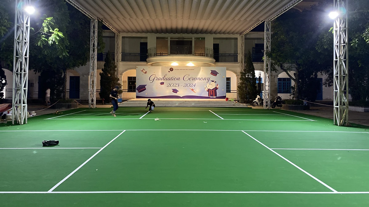 Kẻ sân Pickleball