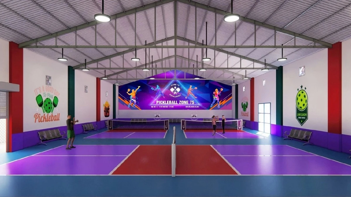 Dự án sơn sân Pickleball tại Huế