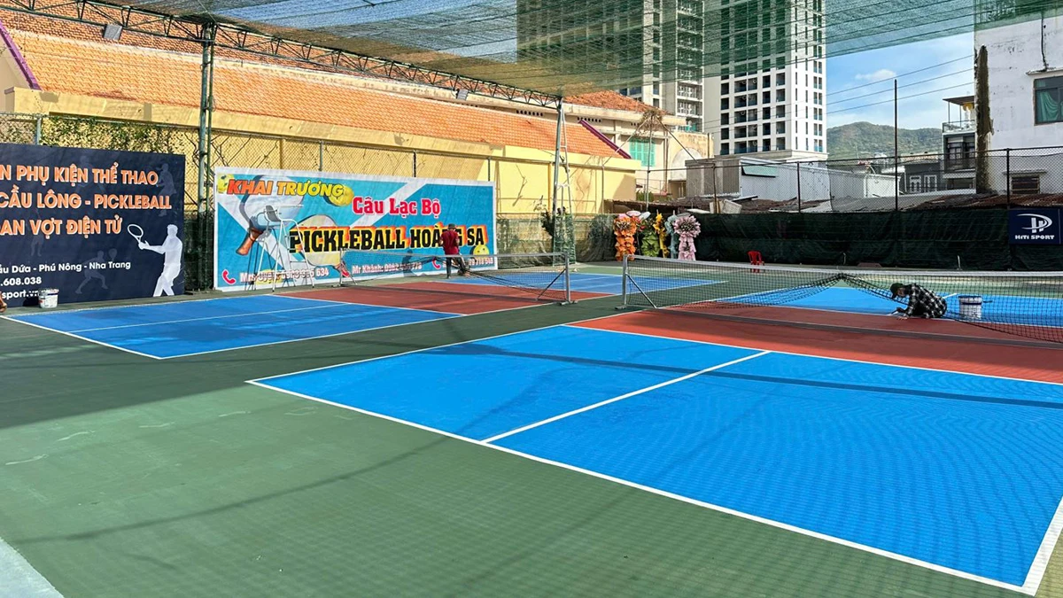 Sơn sân Pickleball tại Nha Trang - Khánh Hòa