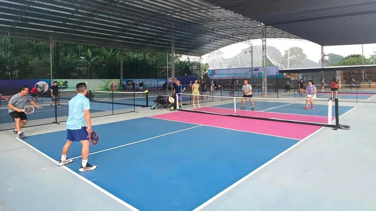 Sơn sân Pickleball tại Sơn La