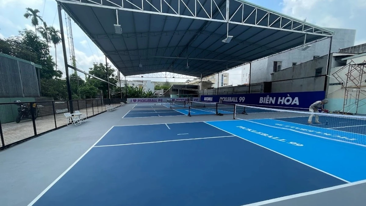 Thi công sân Pickleball tại Đồng Nai