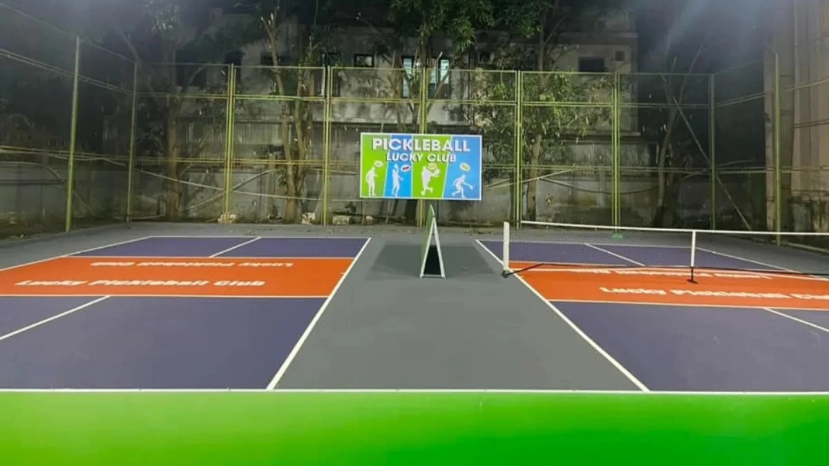 Thi công sân Pickleball tại Hà Tĩnh