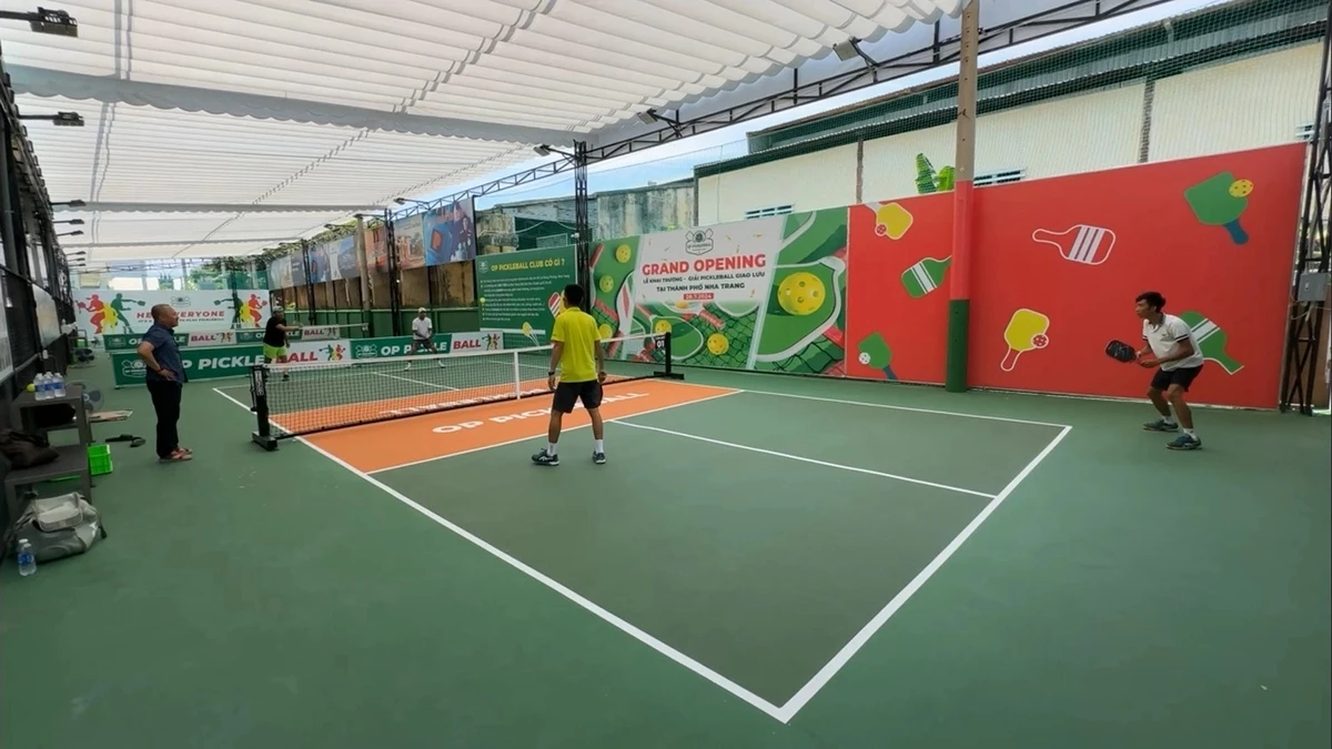 Thi công sân Pickleball tại Nha Trang