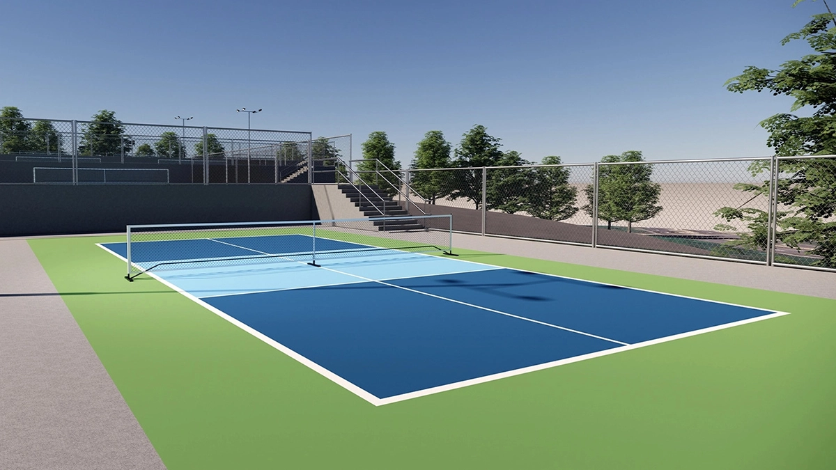 Sân Pickleball ngoài trời