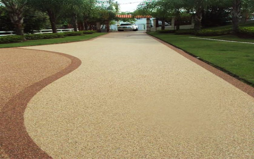 Giá kết dính sỏi sử dụng để thi công sàn sỏi Polymer