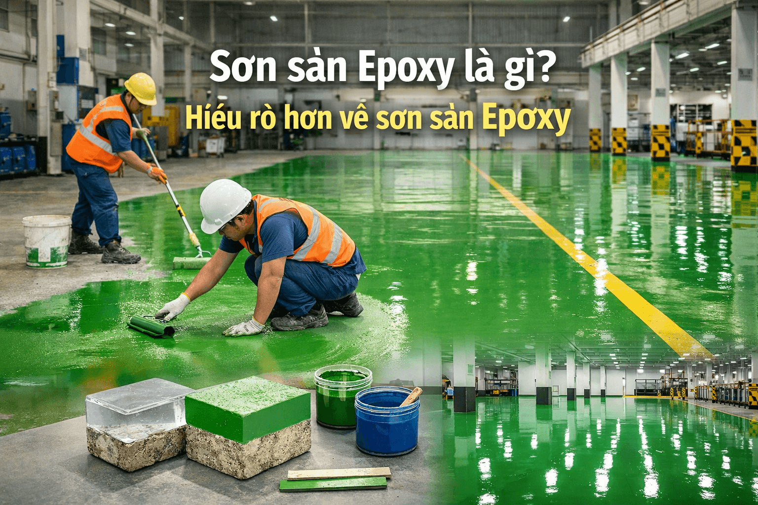 Sơn sàn Epoxy là gì? Hiểu rõ hơn về sơn sàn Epoxy