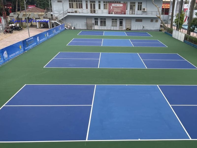 bảng giá sơn epoxy sân pickleball mới nhất