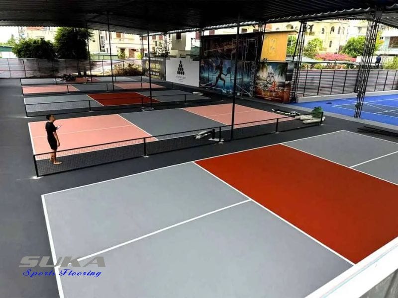 bảng giá sơn epoxy sân pickleball mới nhất