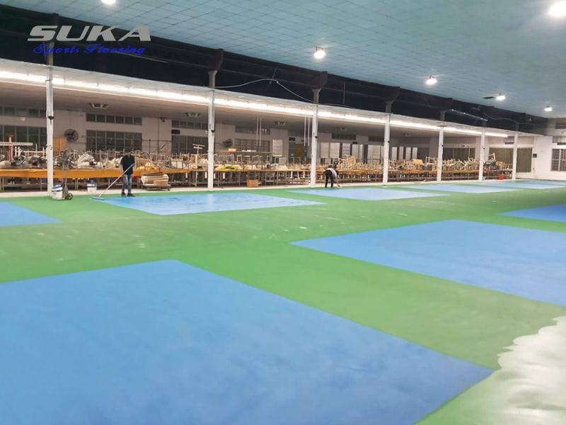 lỗi thường gặp khi sơn sân pickleball