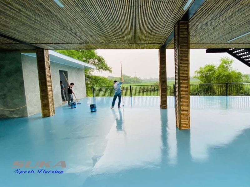 Sàn epoxy thân thiện môi trường
