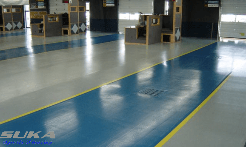 Khu vực văn phòng và hành lang nhà xưởng