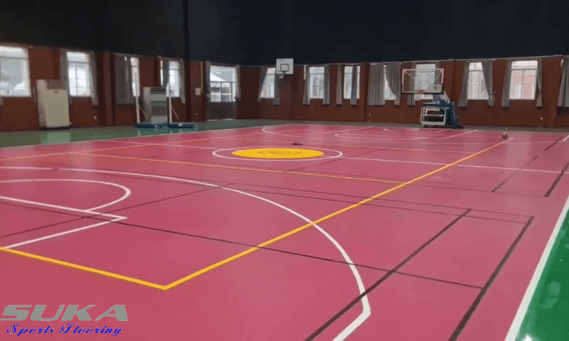 Sơn epoxy cho sân bóng rổ