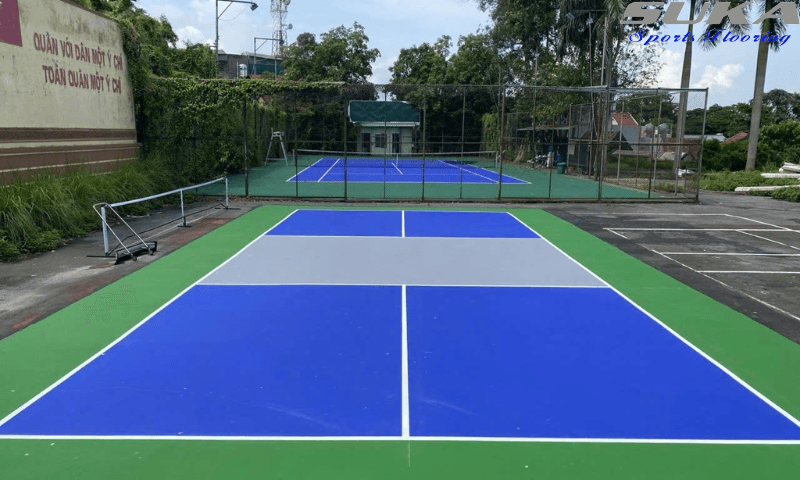 Vì sao sàn pickleball cần sơn epoxy