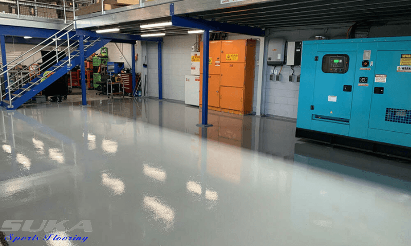 Quy trình thi công sơn epoxy cho nhà kho và xưởng sản xuất