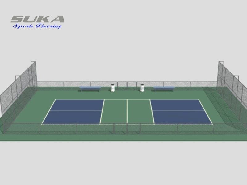tiêu chuẩn USAPA cho sơn sân pickleball