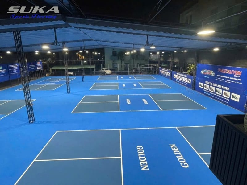 Vật liệu sân Pickleball