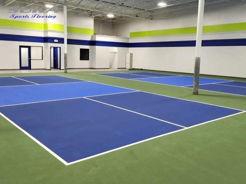 Vật liệu sân Pickleball