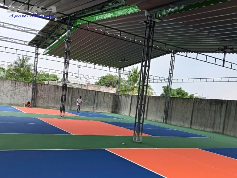 Vật liệu sân Pickleball