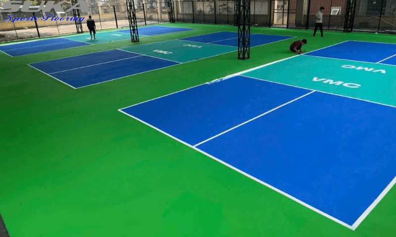 Thi Công Sơn Sân Pickleball