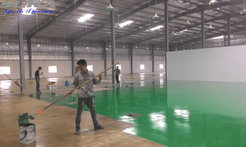 Những lỗi thường gặp khi thi công sơn sàn nhà xưởng