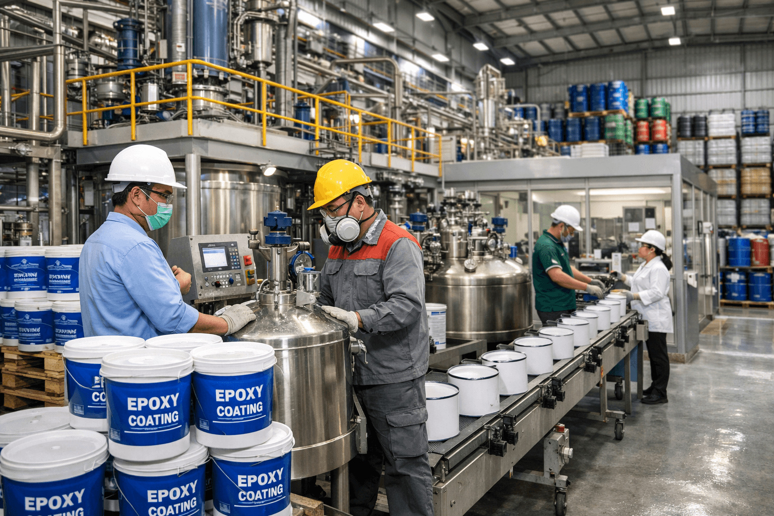 Nhà máy sản xuất sơn epoxy