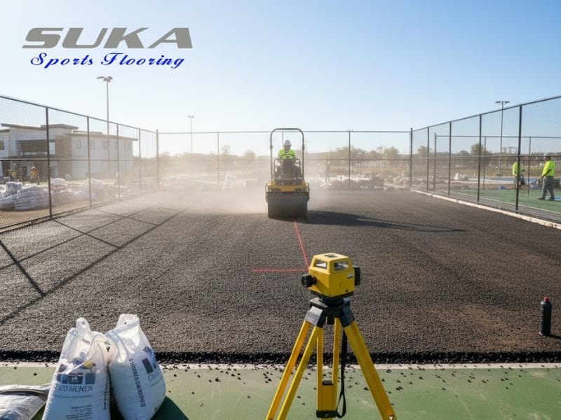 Thi công sân Pickleball Hà Nội