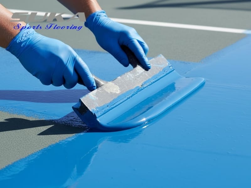 Thi công sân Pickleball Hà Nội