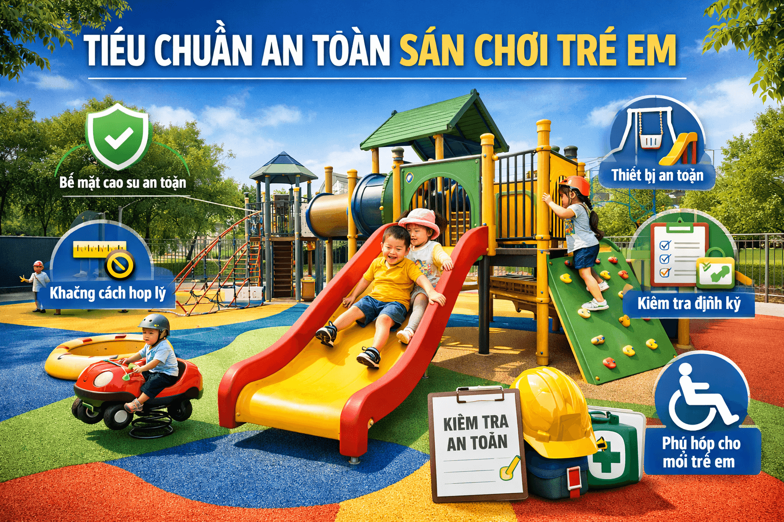 TIÊU CHUẨN AN TOÀN SÂN CHƠI TRẺ EM