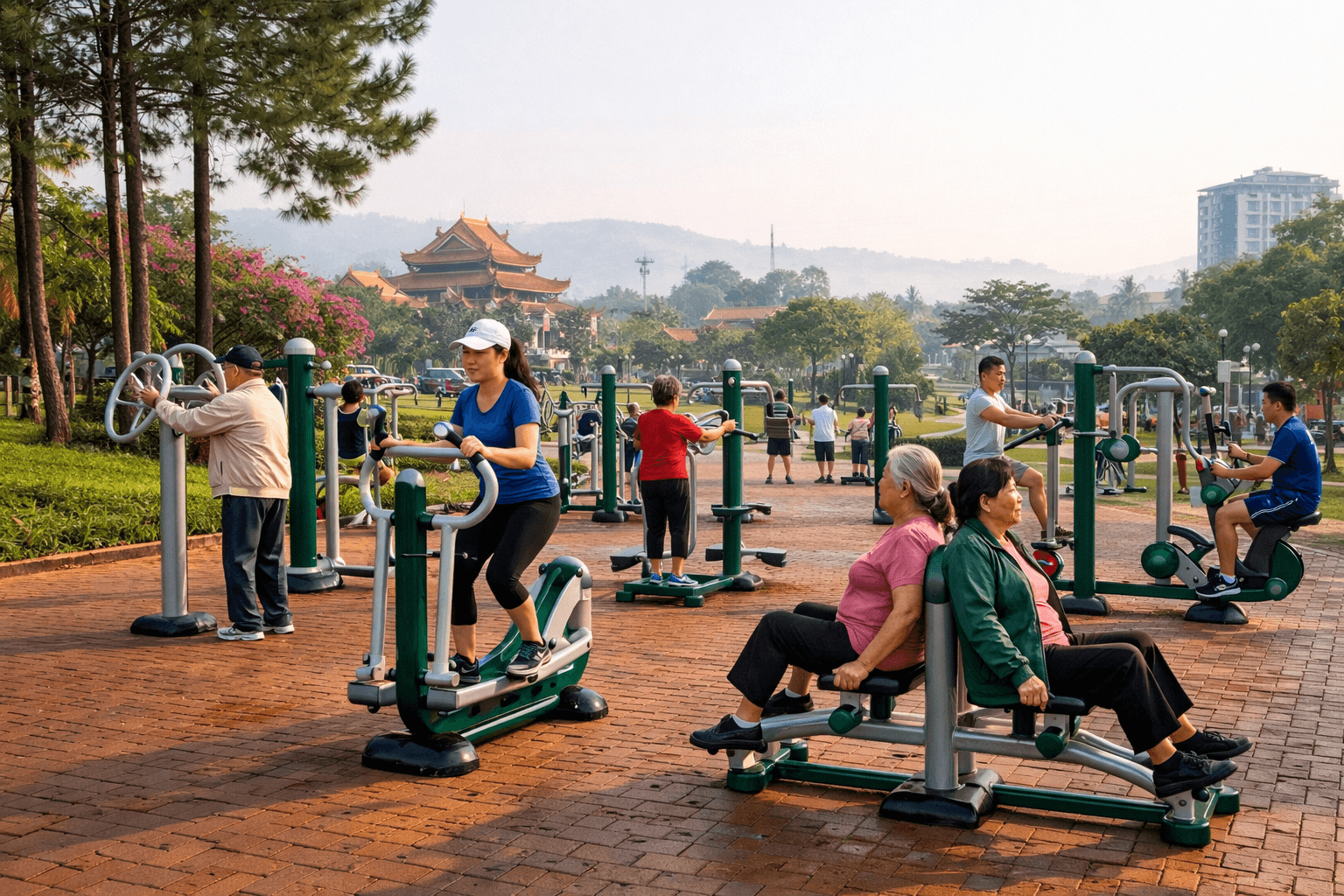 DỤNG CỤ TẬP THỂ DỤC NGOÀI TRỜI TẠI GIA LAI