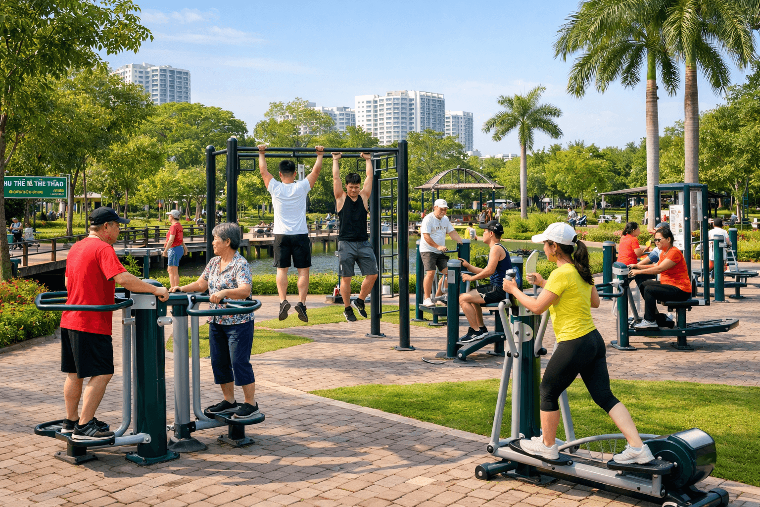 DỤNG CỤ TẬP THỂ DỤC NGOÀI TRỜI TẠI ĐỒNG NAI