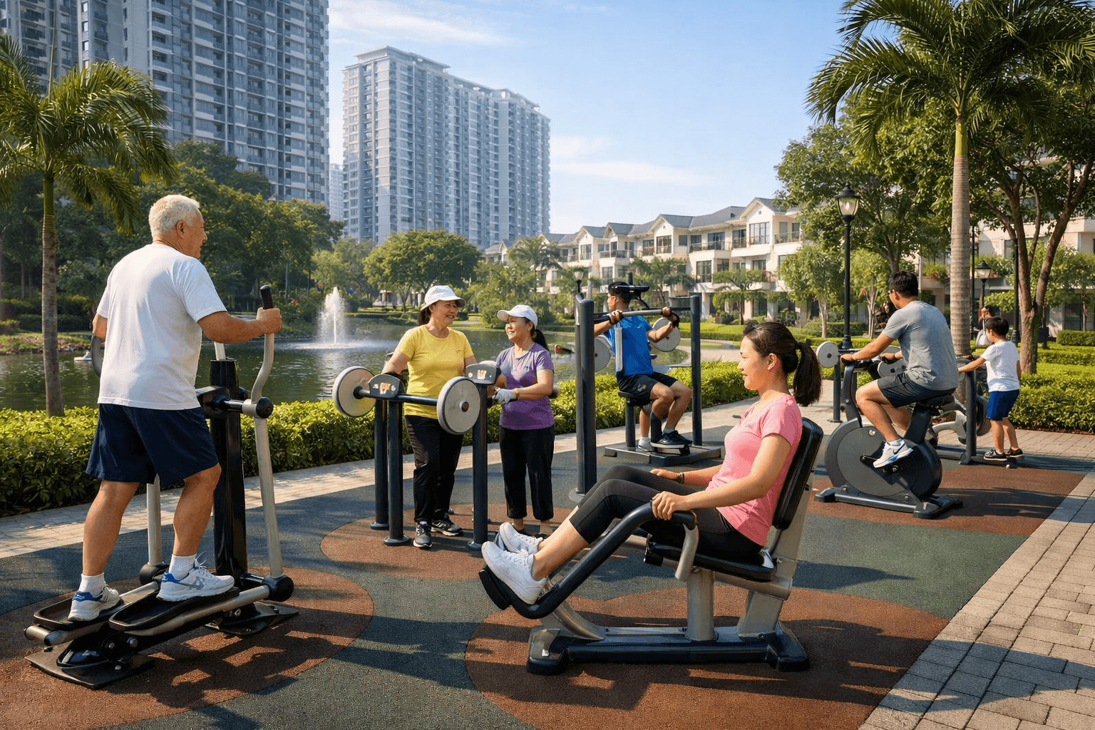 DỤNG CỤ TẬP THỂ DỤC NGOÀI TRỜI KHU ĐÔ THỊ