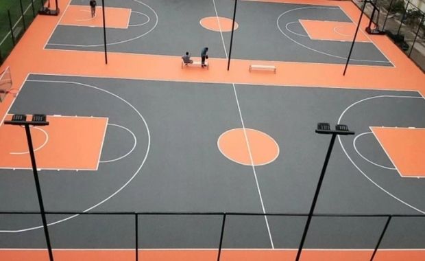 Thảm bóng rổ trong nhà