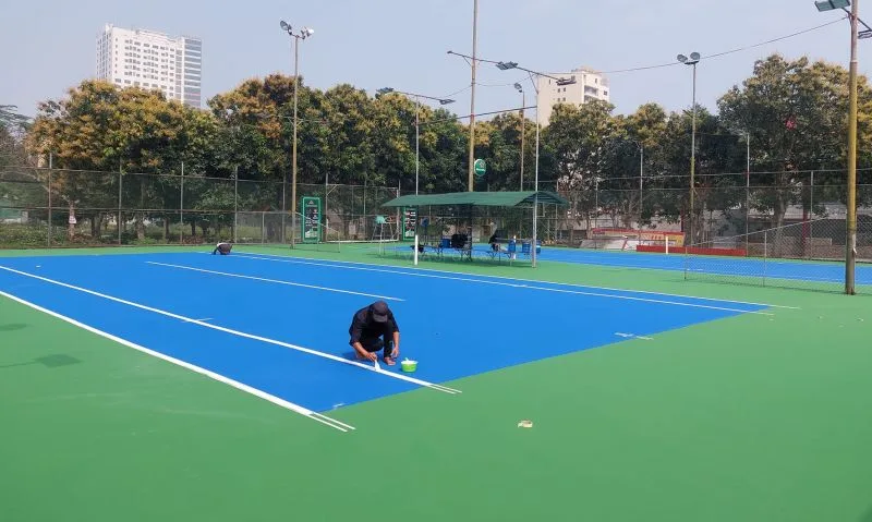 SƠN SÂN TENNIS NGOÀI TRỜI